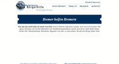 Desktop Screenshot of bremer-helfen-bremern.de
