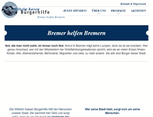 Tablet Screenshot of bremer-helfen-bremern.de